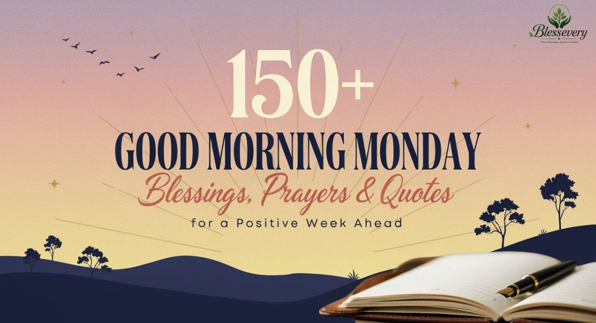 Good Morning, Monday. Blessings