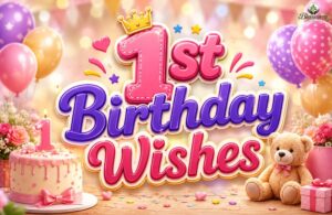 Happy 1st Birthday Wishes for Baby Girl & Baby Boy