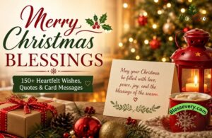 Merry Christmas blessings with 150+ heartfelt wishes, quotes and card messages