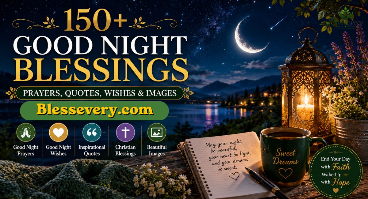 Good Night Blessings, Prayers, Quotes & Wishes