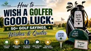 How to wish a golfer good luck with 50+ golf sayings, wishes and quotes