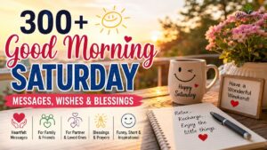 300+ Good Morning Saturday Messages, Wishes and Blessings