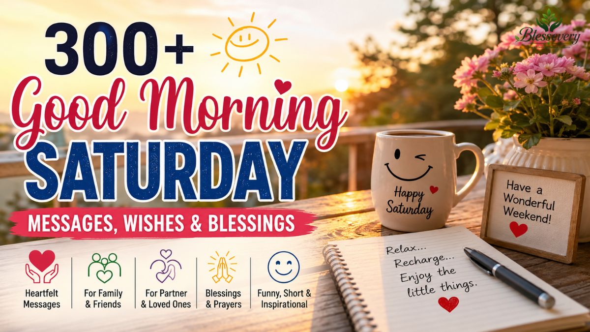 300+ Good Morning Saturday Messages, Wishes and Blessings