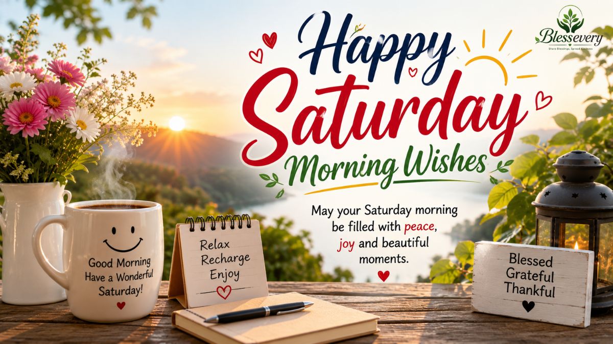 Happy Saturday Morning Wishes with beautiful weekend blessings