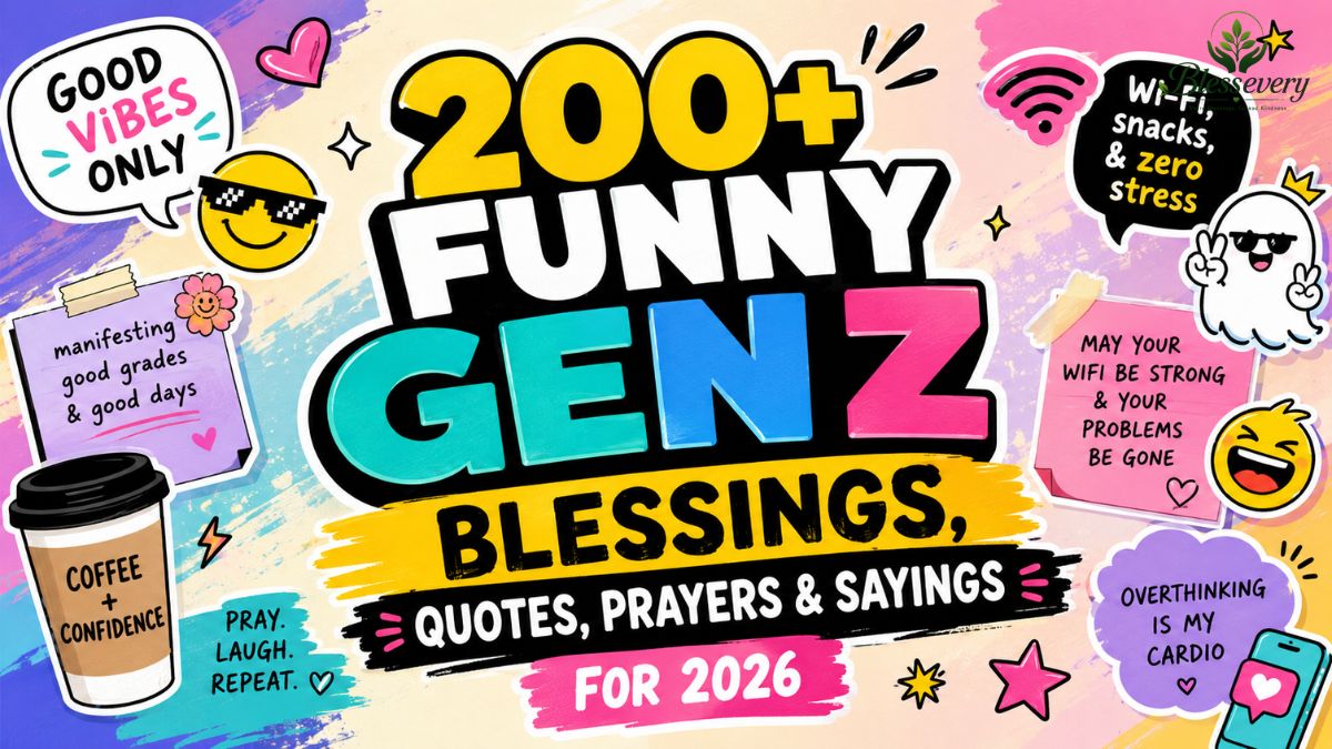 200+ Funny Gen Z Blessings, Quotes and Prayers for 2026