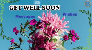 Get well soon card with flowers for a comforting message