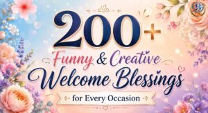 Funny and creative welcome blessings for every occasion