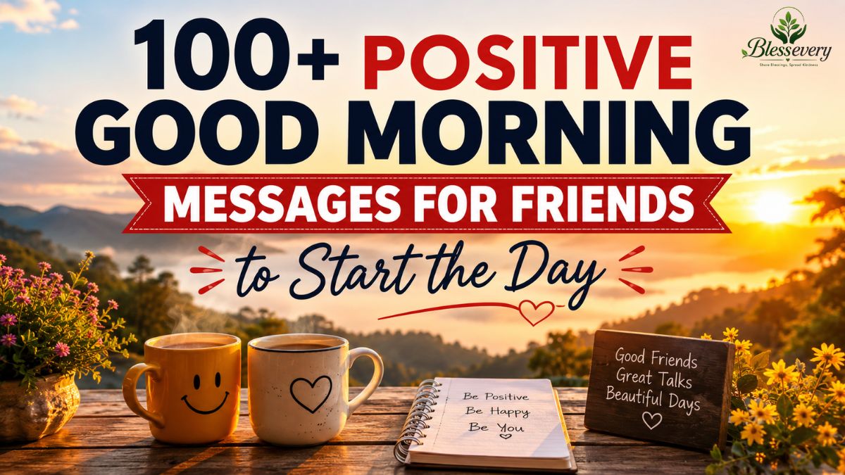 100+ positive good morning messages for friends to start the day