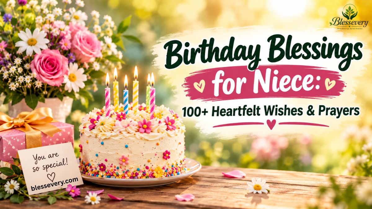 Birthday blessings for niece with heartfelt wishes and prayers