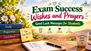 Exam success wishes and prayers for students