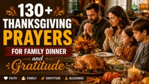 Thanksgiving prayers for family dinner