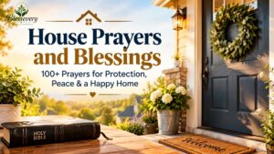 House prayers and blessings for protection, peace, and a happy home